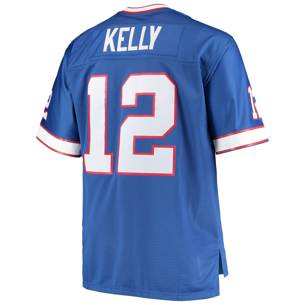 Jim Kelly Buffalo Bills Royal Big & Tall 1990 Retired Player Replica Jersey