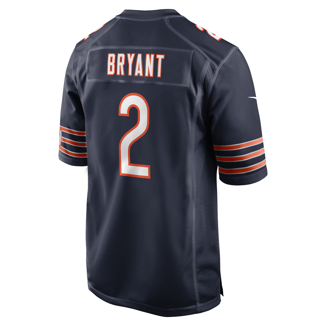 Coby Bryant Chicago Bears Navy Team Game Jersey