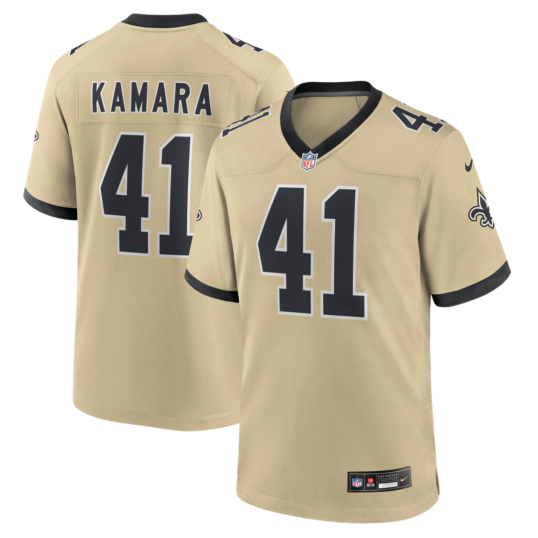 Alvin Kamara New Orleans Saints White Alternate Game Jersey