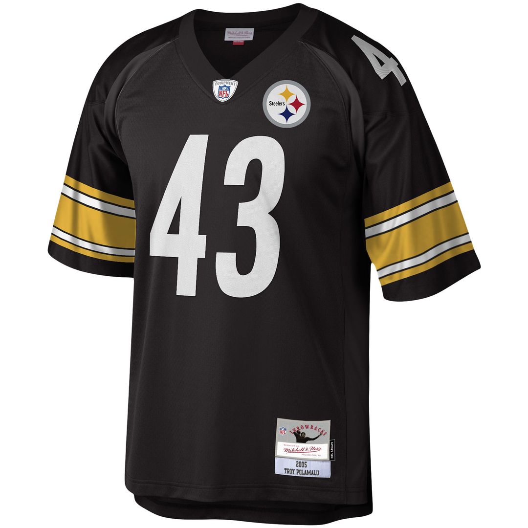 Troy Polamalu Pittsburgh Steelers Black Legacy Replica Jersey