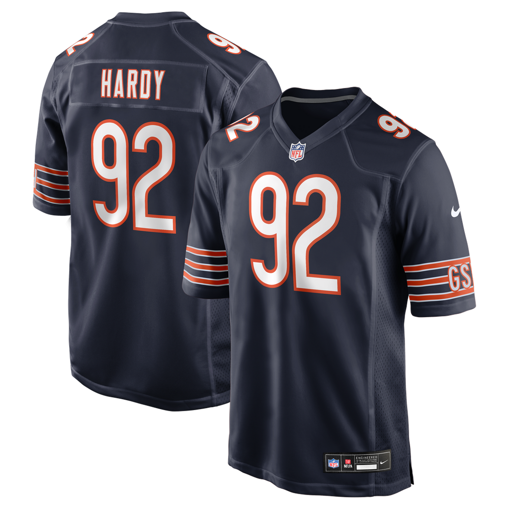 Daniel Hardy Chicago Bears Navy Team Game Jersey