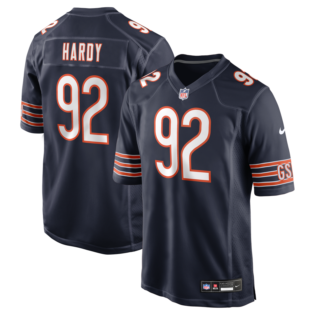 Daniel Hardy Chicago Bears Navy Team Game Jersey