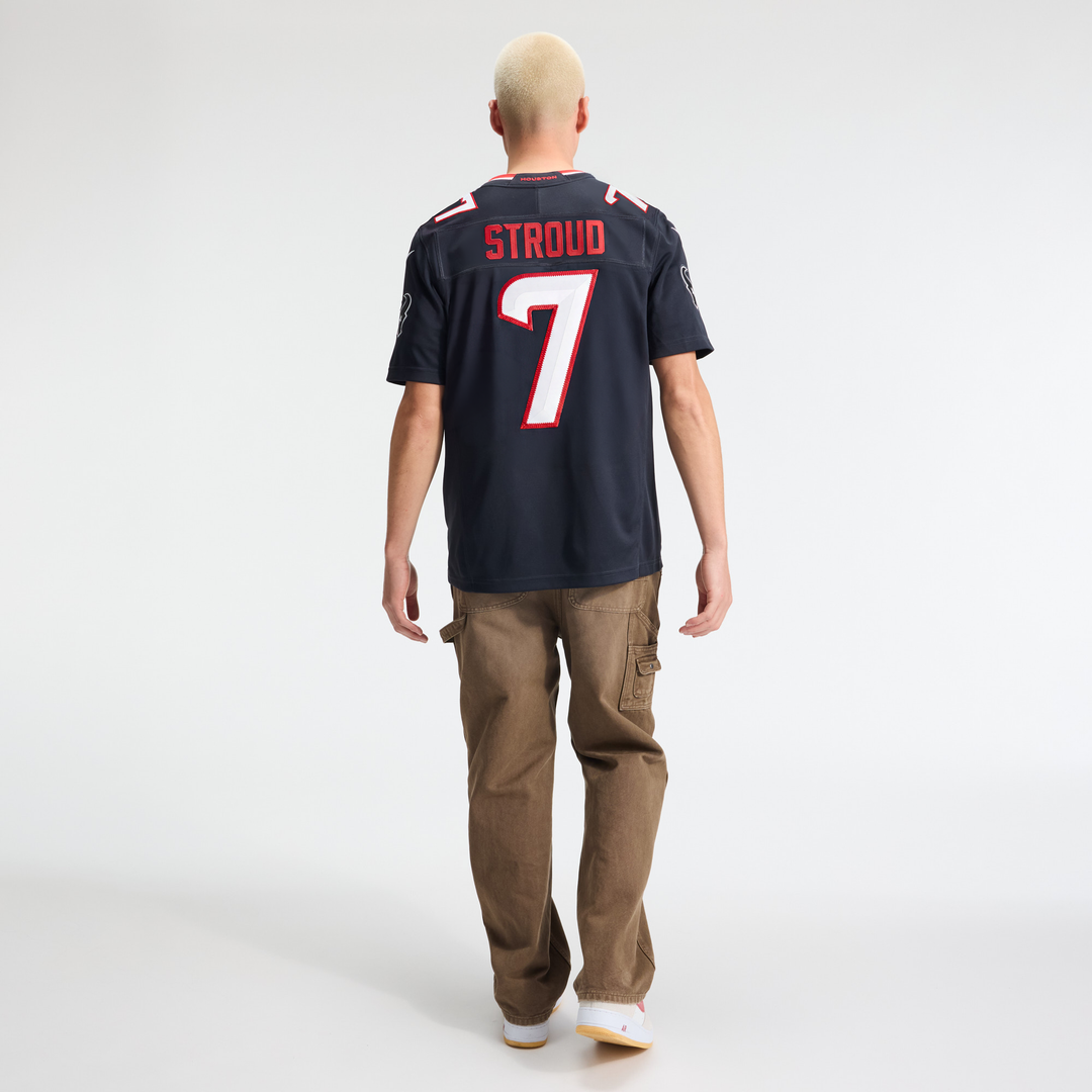 C.J. Stroud Houston Texans Navy Team Vapor F.U.S.E. Stitched Limited Jersey