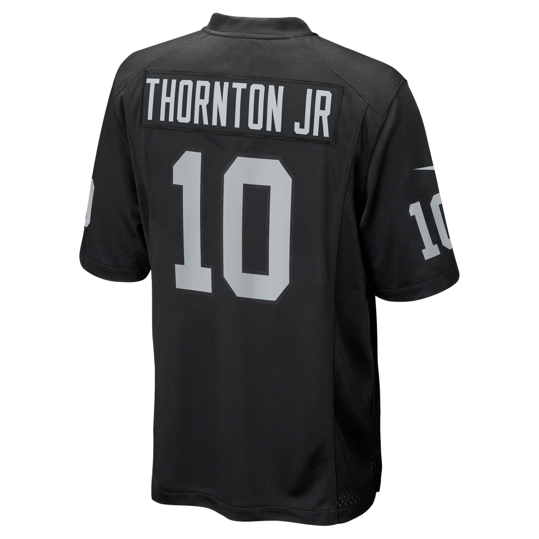 Dont'e Thornton Jr. Las Vegas Raiders Black Team Game Jersey
