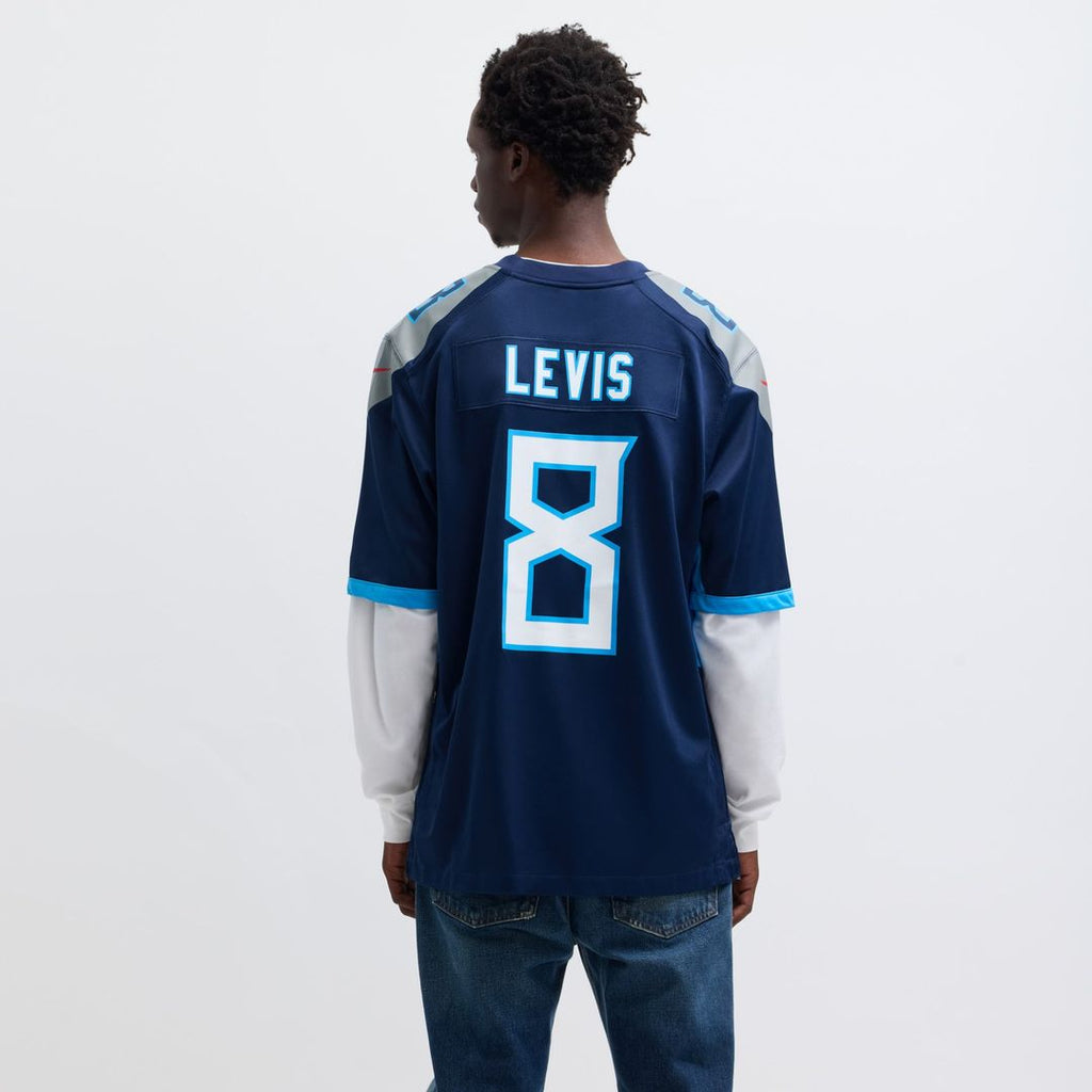 Will Levis Tennessee Titans Navy Game Jersey