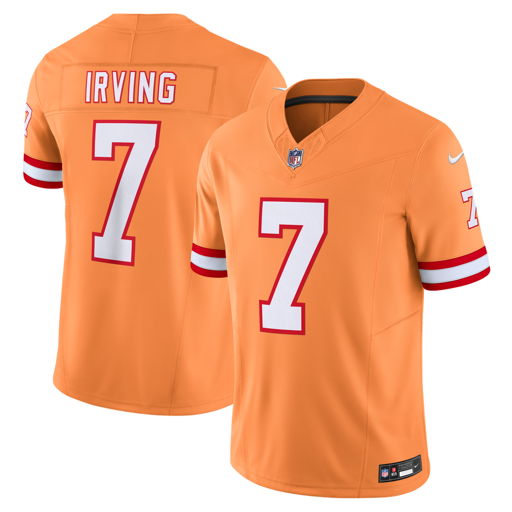 Bucky Irving Tampa Bay Buccaneers Orange Alternate 2 Throwback Vapor F.U.S.E. Limited Jersey