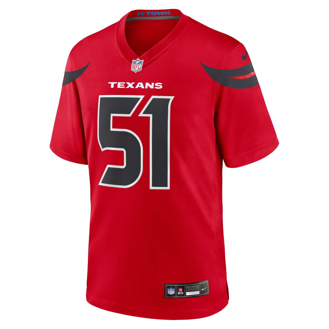 Will Anderson Jr. Houston Texans Red Alternate Game Jersey