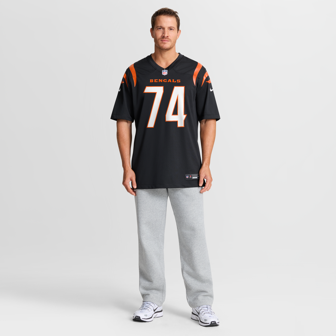 Jalen Rivers Cincinnati Bengals Black Team Game Jersey