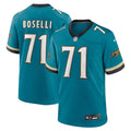 Tony Boselli Jacksonville Jaguars Teal Prowler Throwback Retired Player Game Jersey