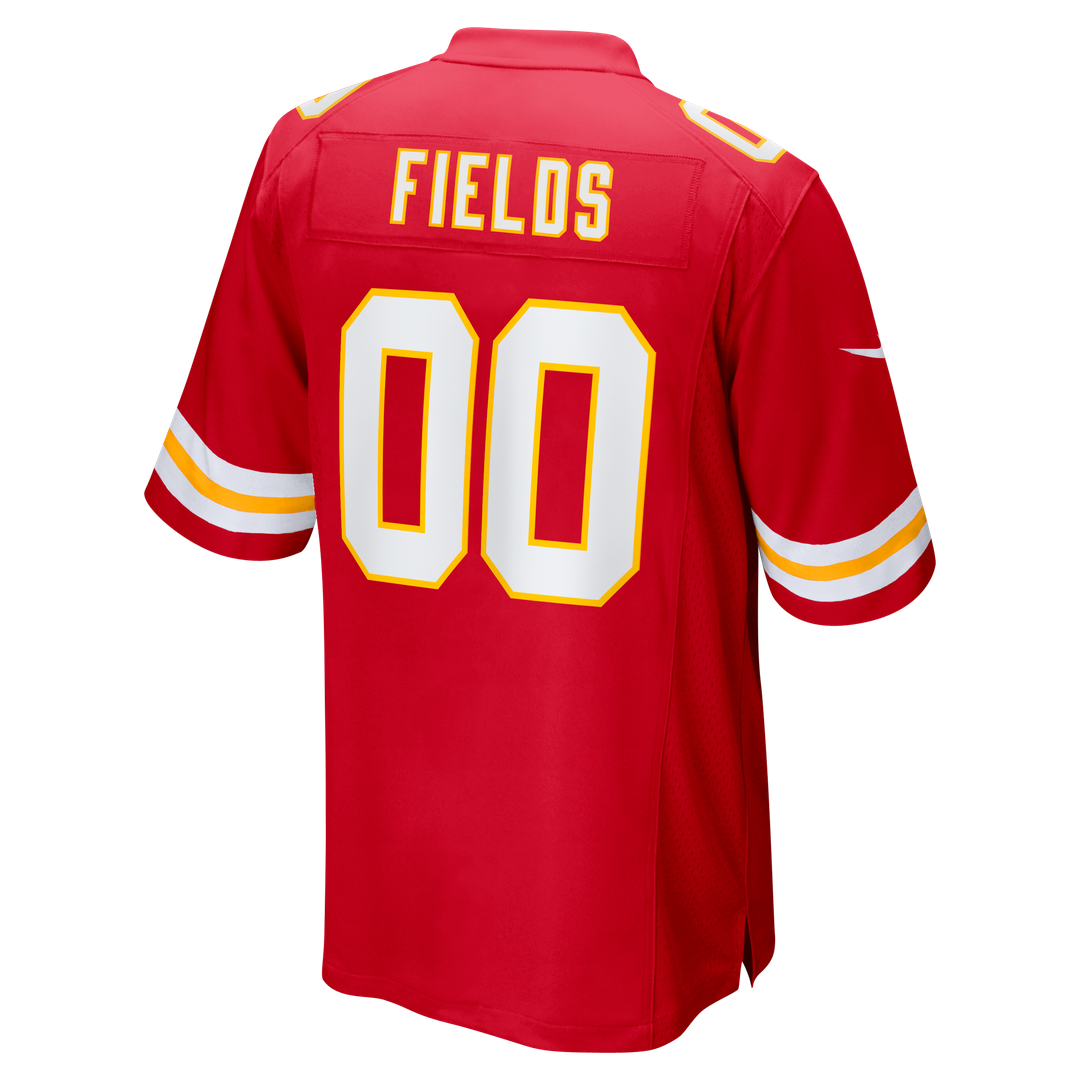 Justin Fields Kansas City Chiefs Red Game Jersey