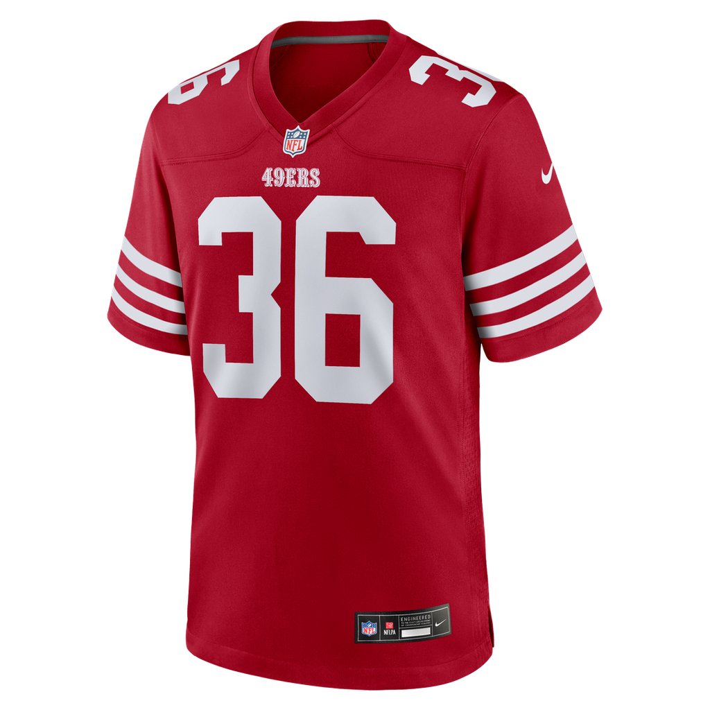 Marques Sigle San Francisco 49ers Scarlet Team Game Jersey