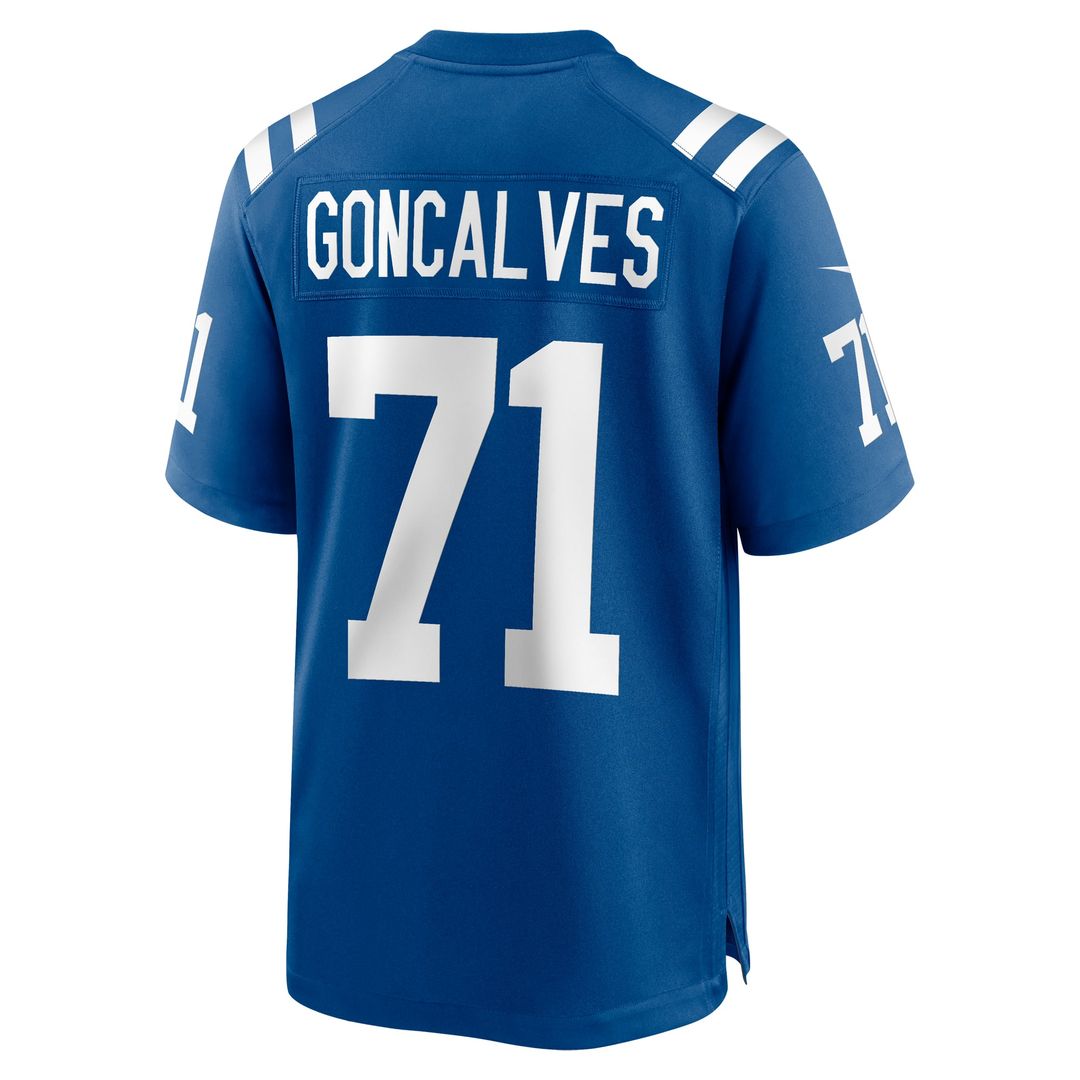 Matt Goncalves Indianapolis Colts Royal Game Jersey