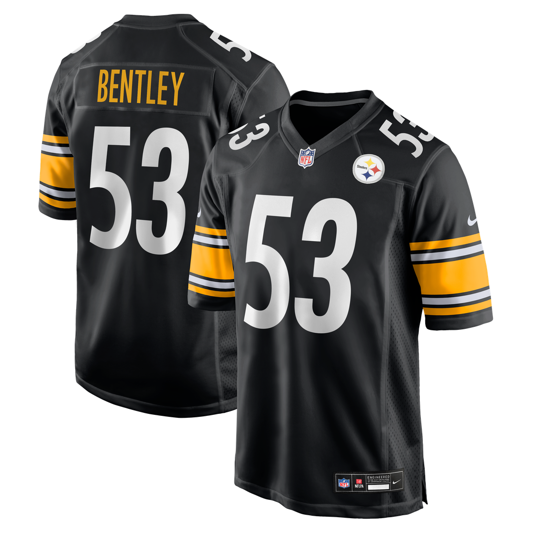 JaWhaun Bentley Pittsburgh Steelers Black Team Game Jersey
