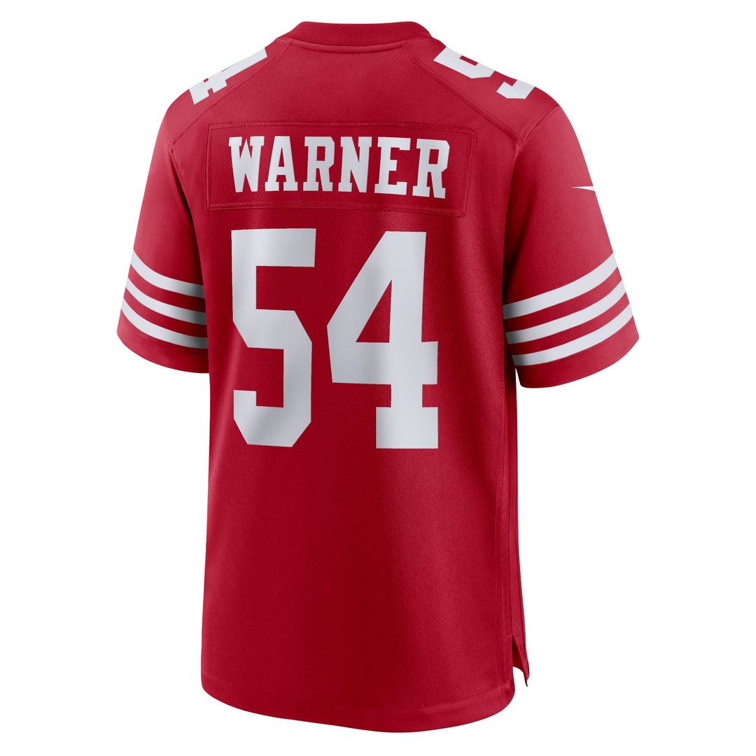 Fred Warner San Francisco 49ers Scarlet Player Game Jersey