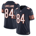 Colston Loveland Chicago Bears Navy Team Vapor F.U.S.E. Stitched Limited Jersey