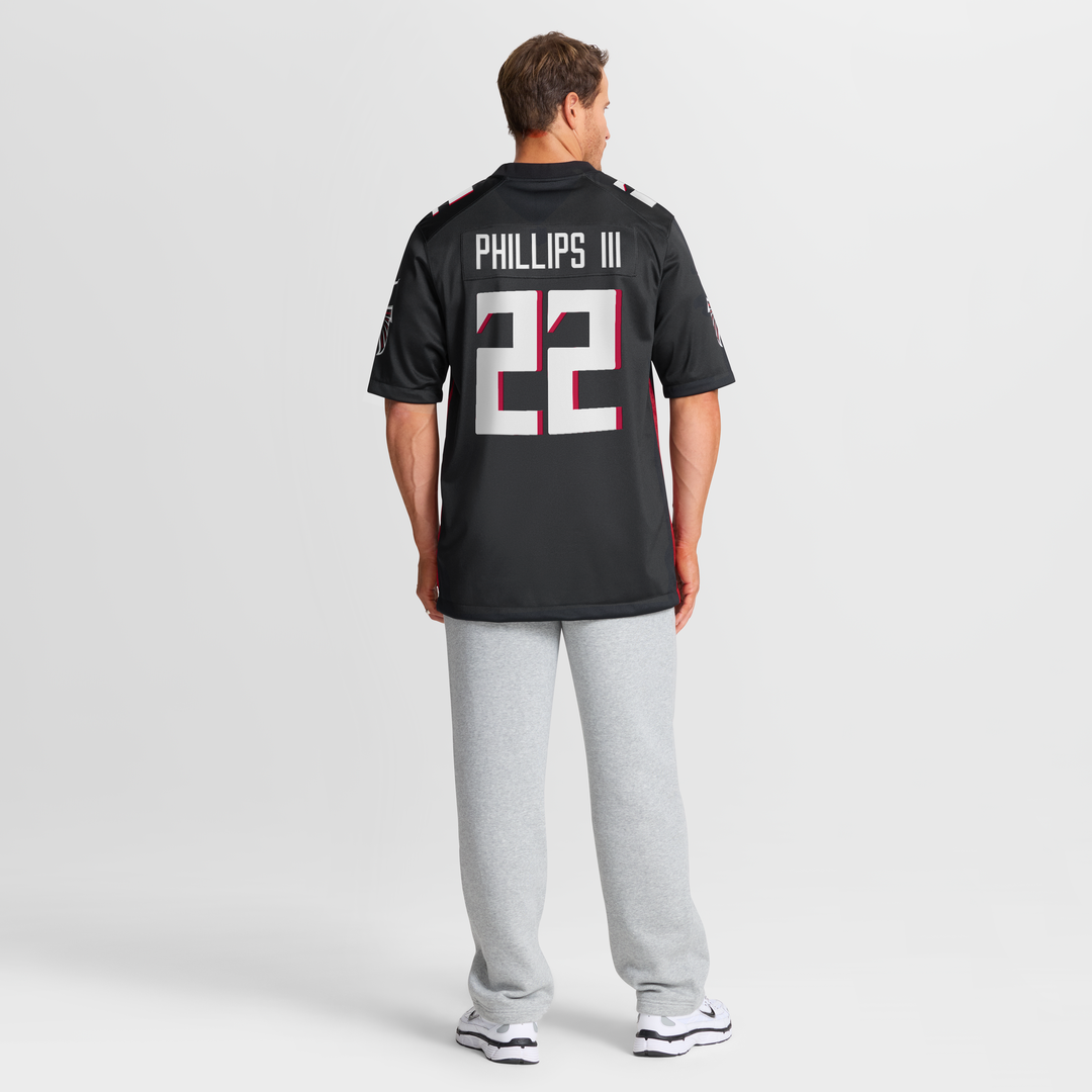 Clark Phillips III Atlanta Falcons Black Team Game Jersey