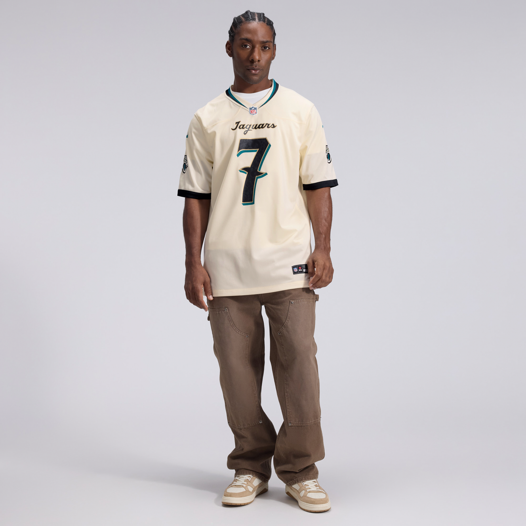 Brian Thomas Jr. Jacksonville Jaguars Natural 2026 Rivalries Collection Game Jersey
