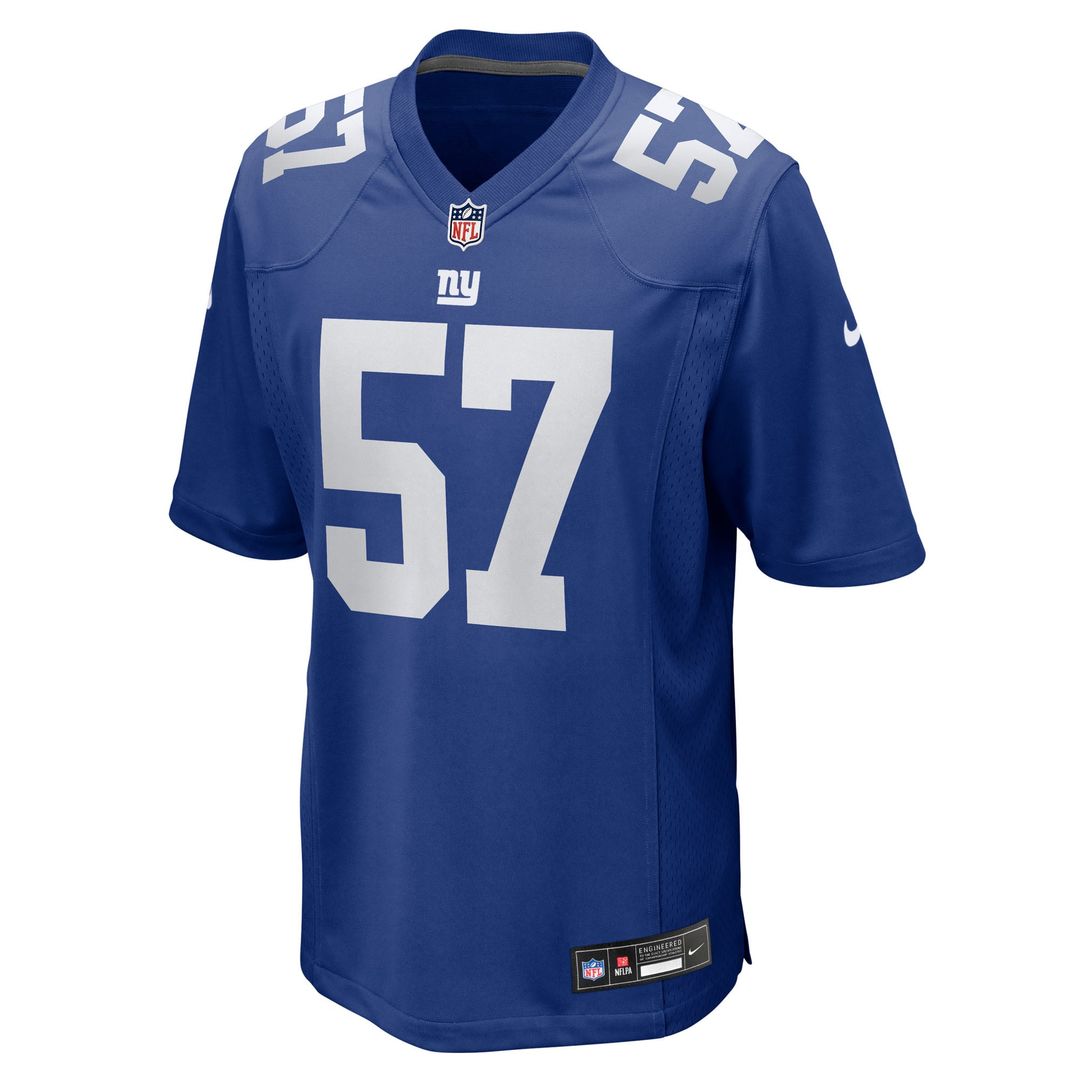 Chauncey Golston New York Giants Royal Team Game Jersey