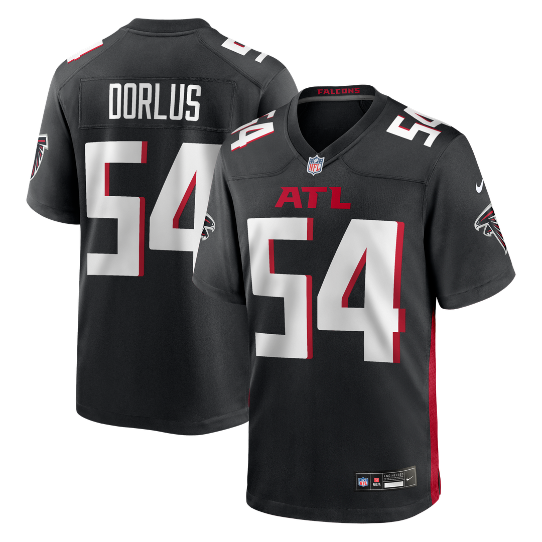 Brandon Dorlus Atlanta Falcons Black Team Game Jersey