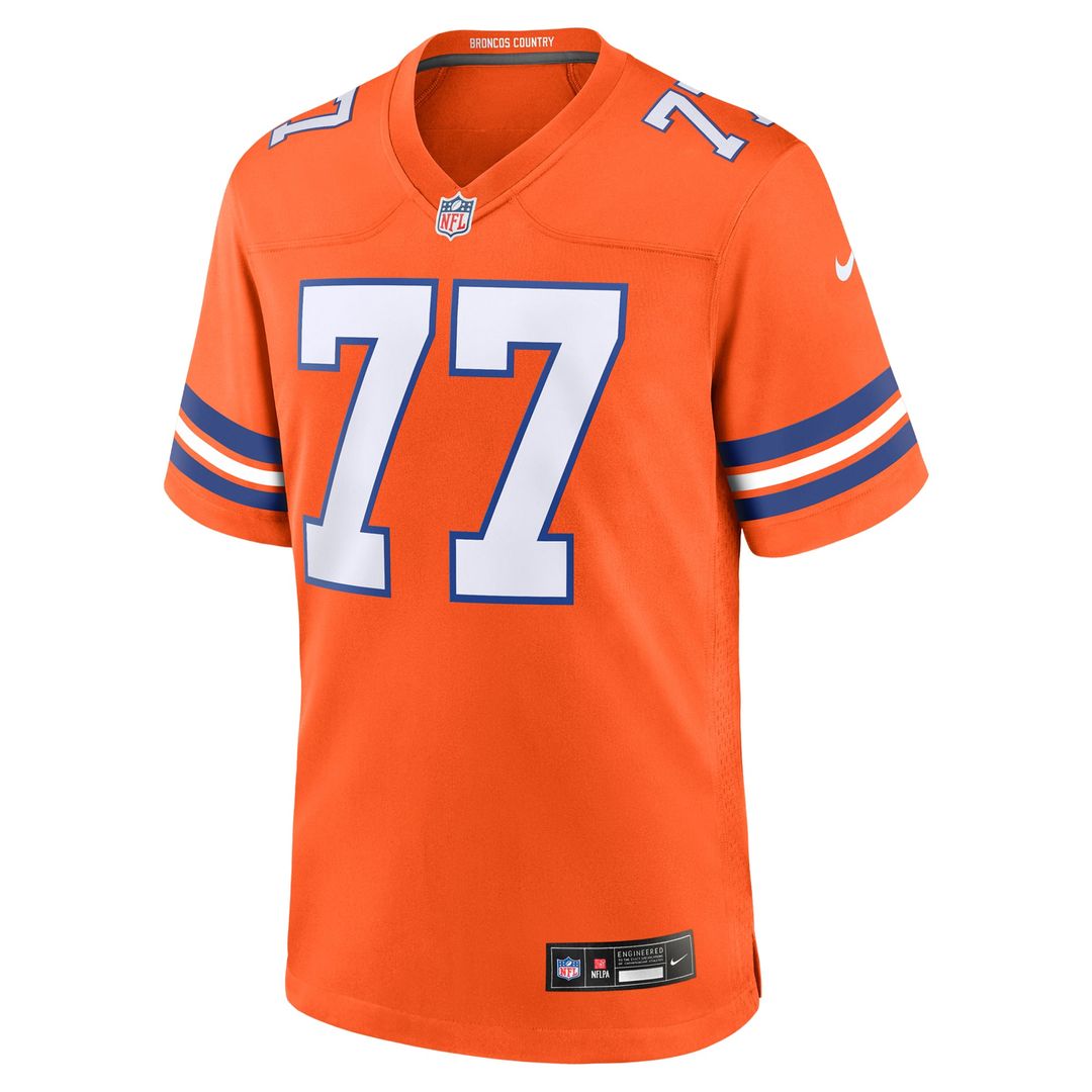 Quinn Meinerz Denver Broncos Orange Alternate Game Jersey