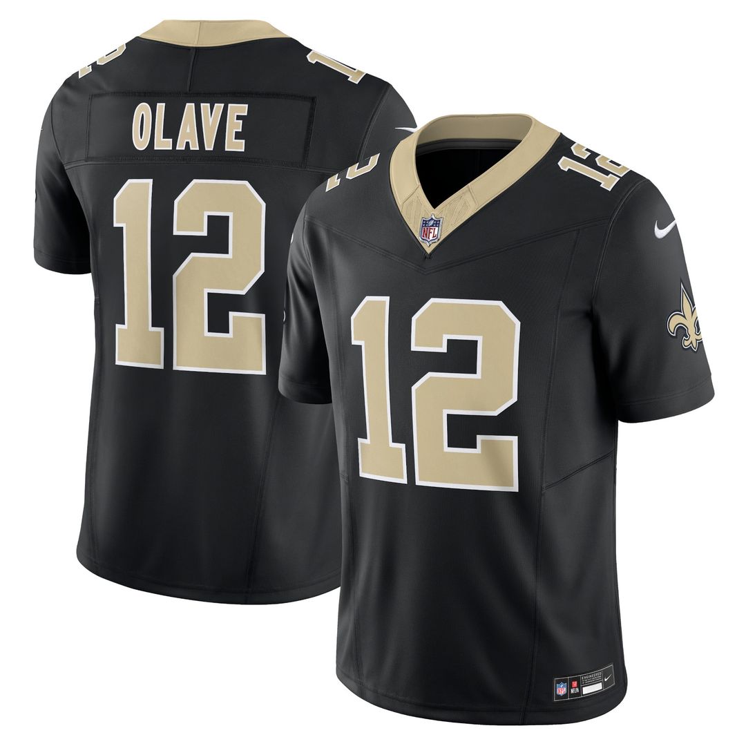Chris Olave New Orleans Saints Black Vapor F.U.S.E. Limited Jersey