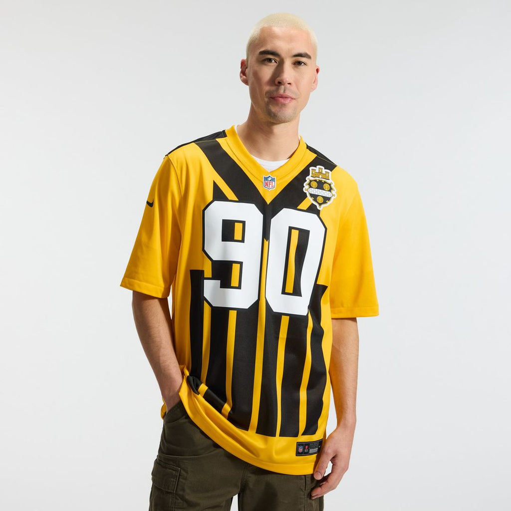 T.J. Watt Pittsburgh Steelers Gold Alternate 1933 Throwback Game Jersey