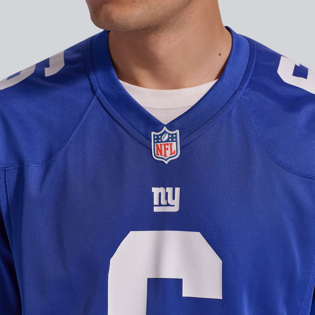 Jaxson Dart New York Giants Red Alternate Century Red Game Jersey