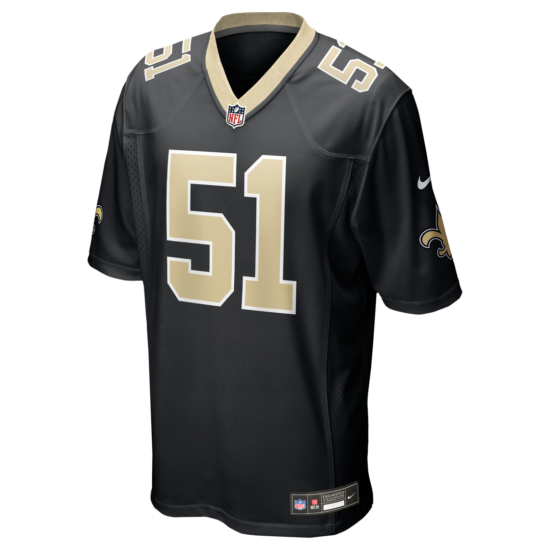 Cesar Ruiz New Orleans Saints Black Game Jersey