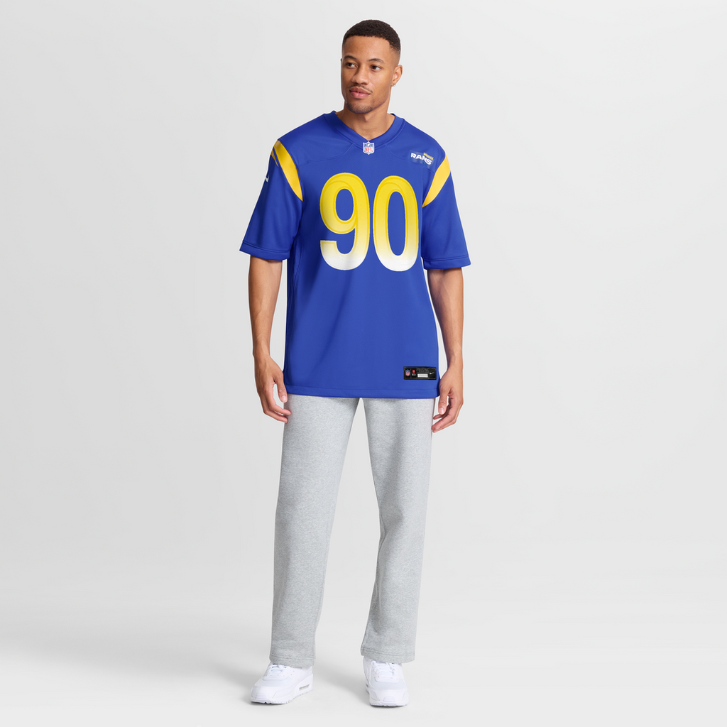 Earnest Brown IV Los Angeles Rams Royal Team Game Jersey