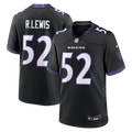 Ray Lewis Baltimore Ravens Black Alternate Retired Player Game Jersey