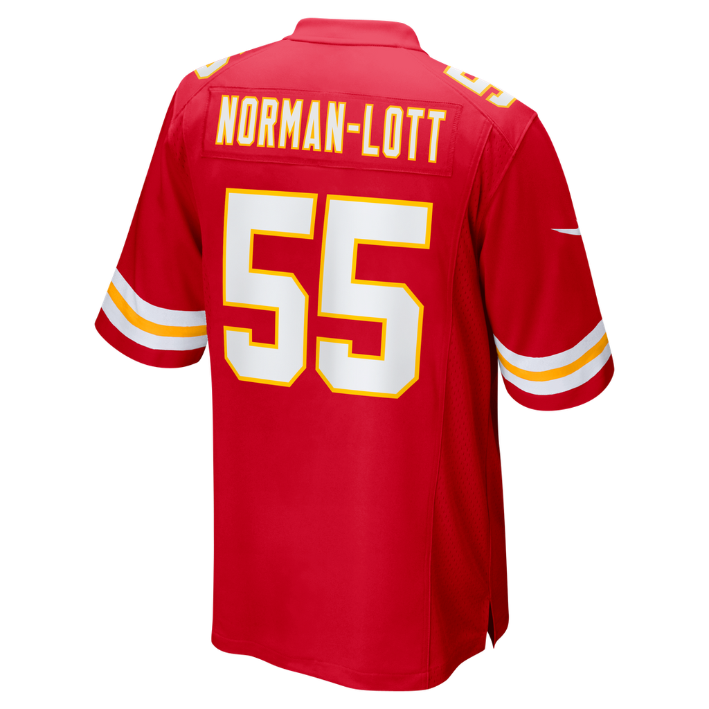 Omarr Norman-Lott Kansas City Chiefs Red Team Game Jersey