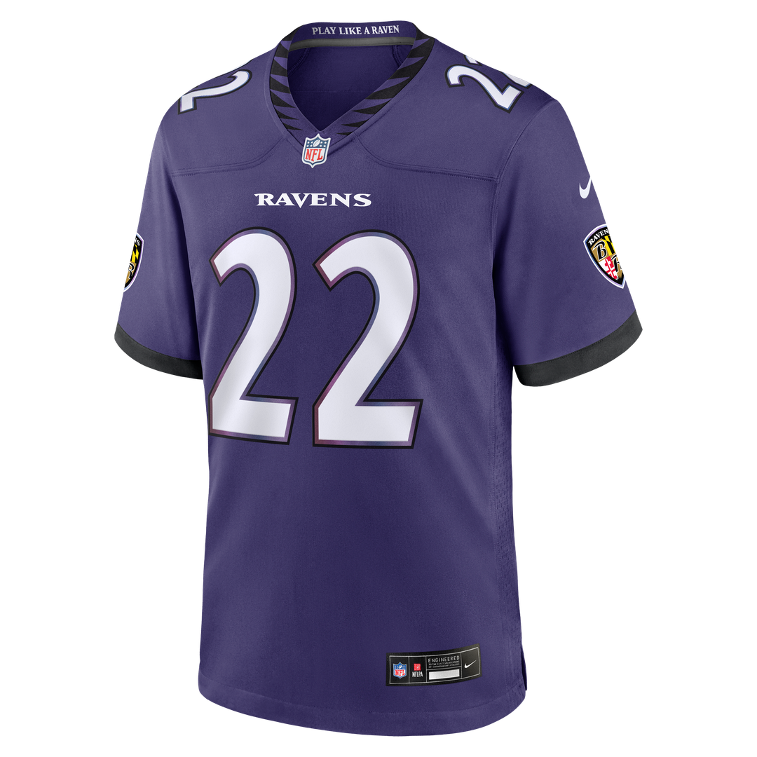 Derrick Henry Baltimore Ravens Purple Team Game Jersey