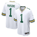 Micah Parsons Green Bay Packers White Game Player Jersey