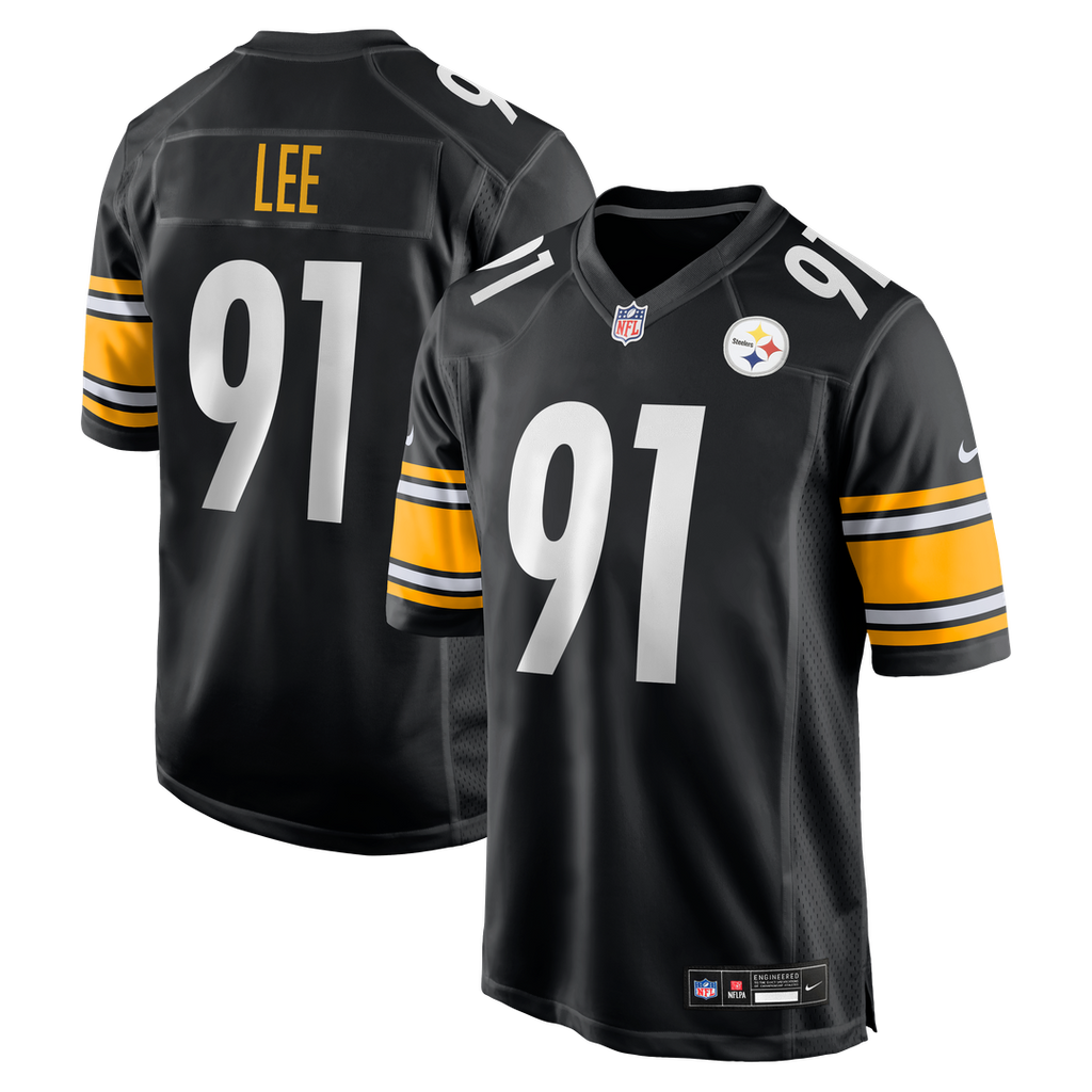 Logan Lee Pittsburgh Steelers Black Game Jersey