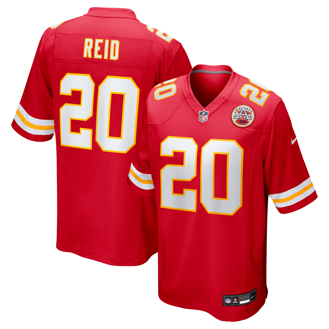 Justin Reid Kansas City Chiefs Red Game Jersey