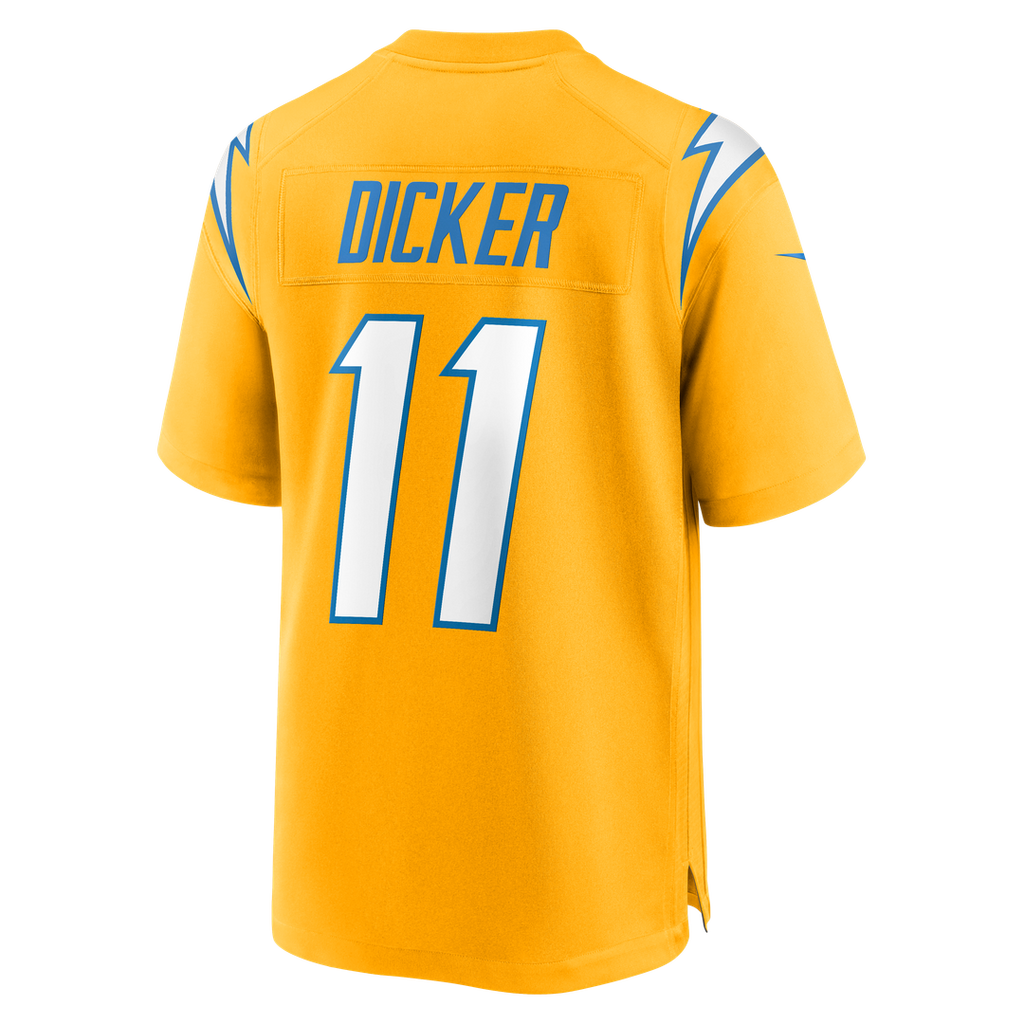 Cameron Dicker Los Angeles Chargers Gold Alternate Game Jersey