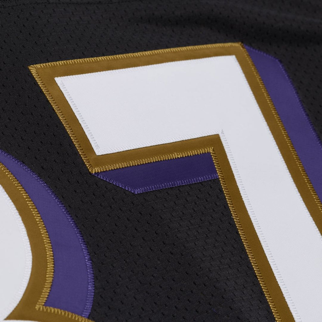Deion Sanders Baltimore Ravens Black 2005 Authentic Throwback Jersey
