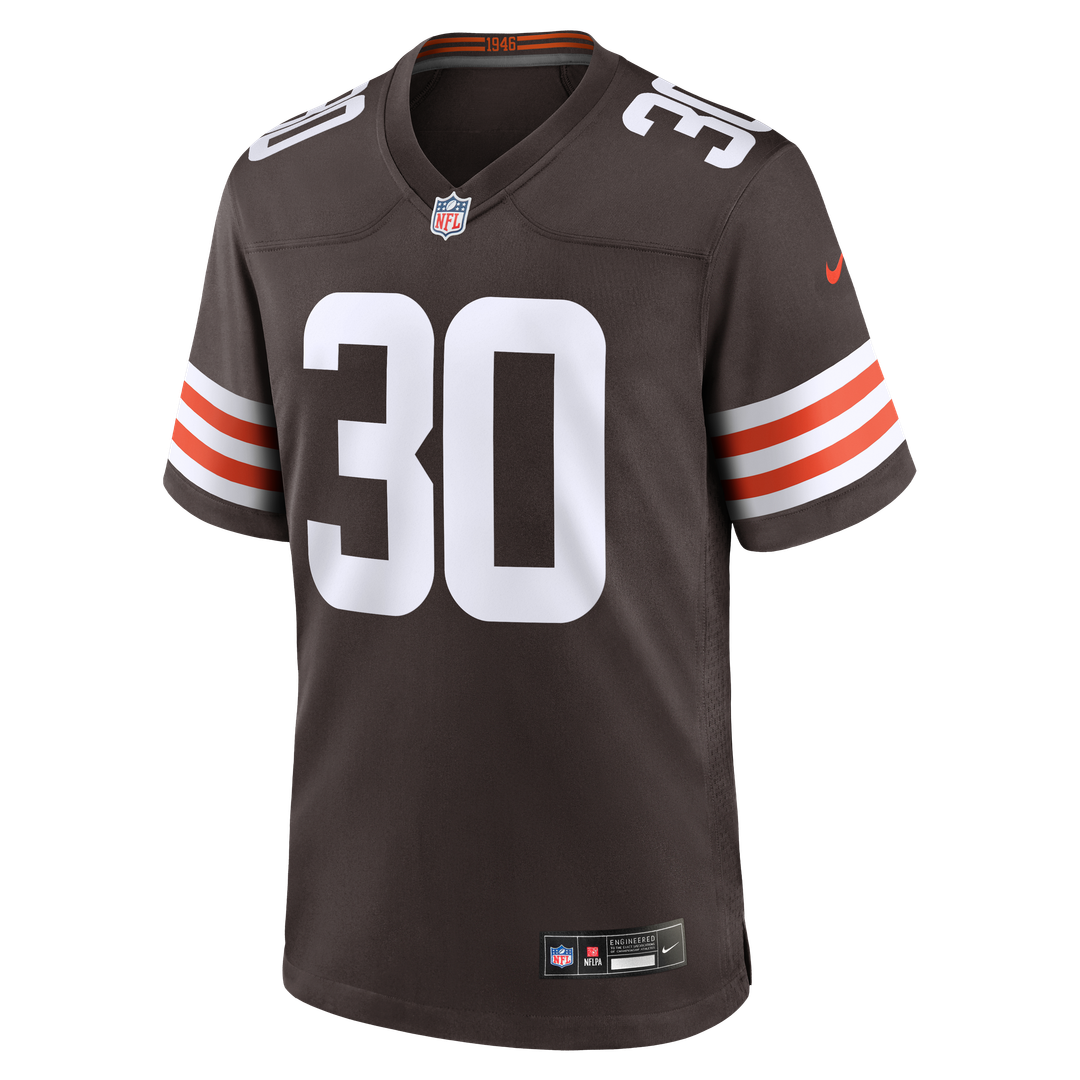 Zion Washington Cleveland Browns Brown Team Game Jersey