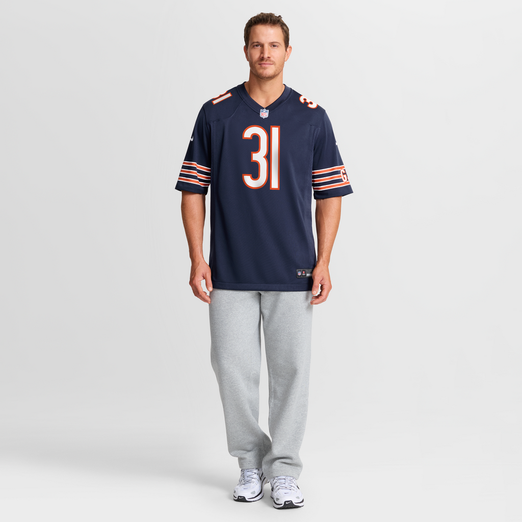 Dillon Thieneman Chicago Bears Navy Team Game Jersey