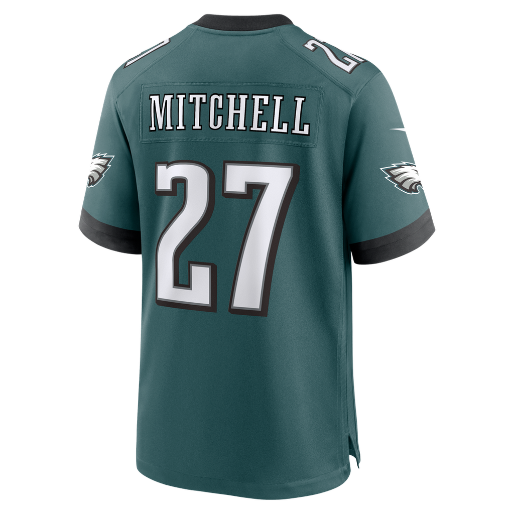 Quinyon Mitchell Philadelphia Eagles Midnight Green Team Game Jersey