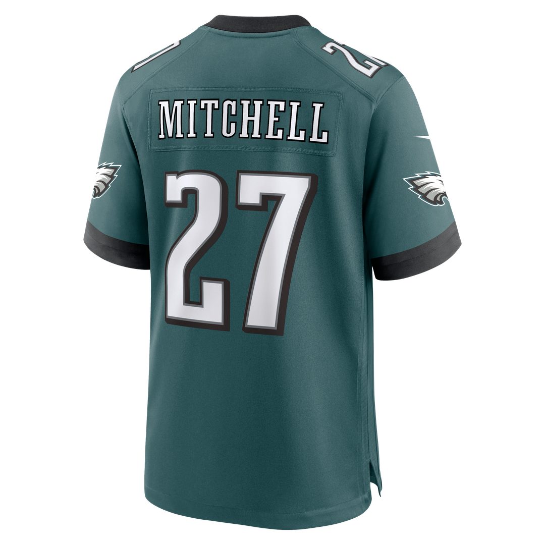 Quinyon Mitchell Philadelphia Eagles Midnight Green Team Game Jersey