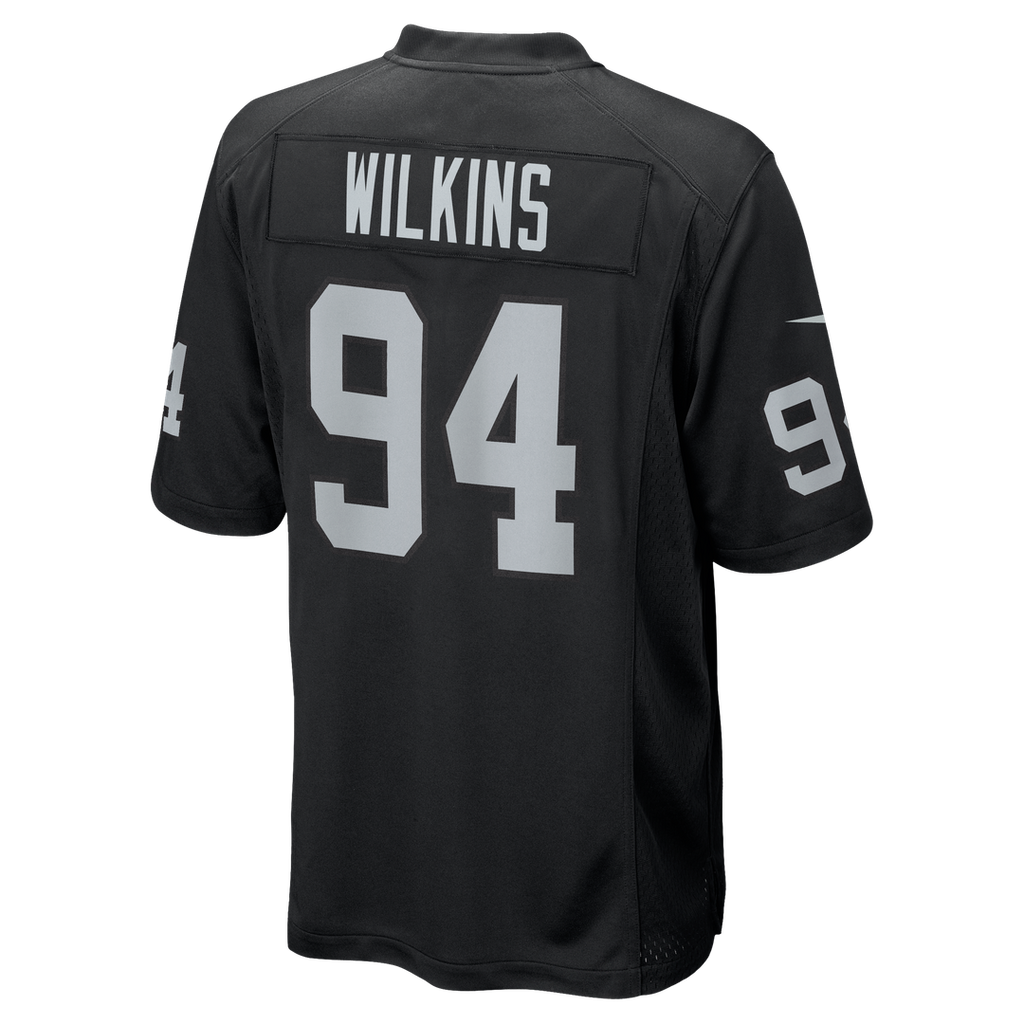 Christian Wilkins Las Vegas Raiders Black Team Game Jersey