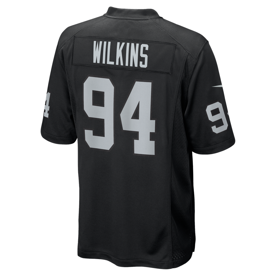 Christian Wilkins Las Vegas Raiders Black Team Game Jersey
