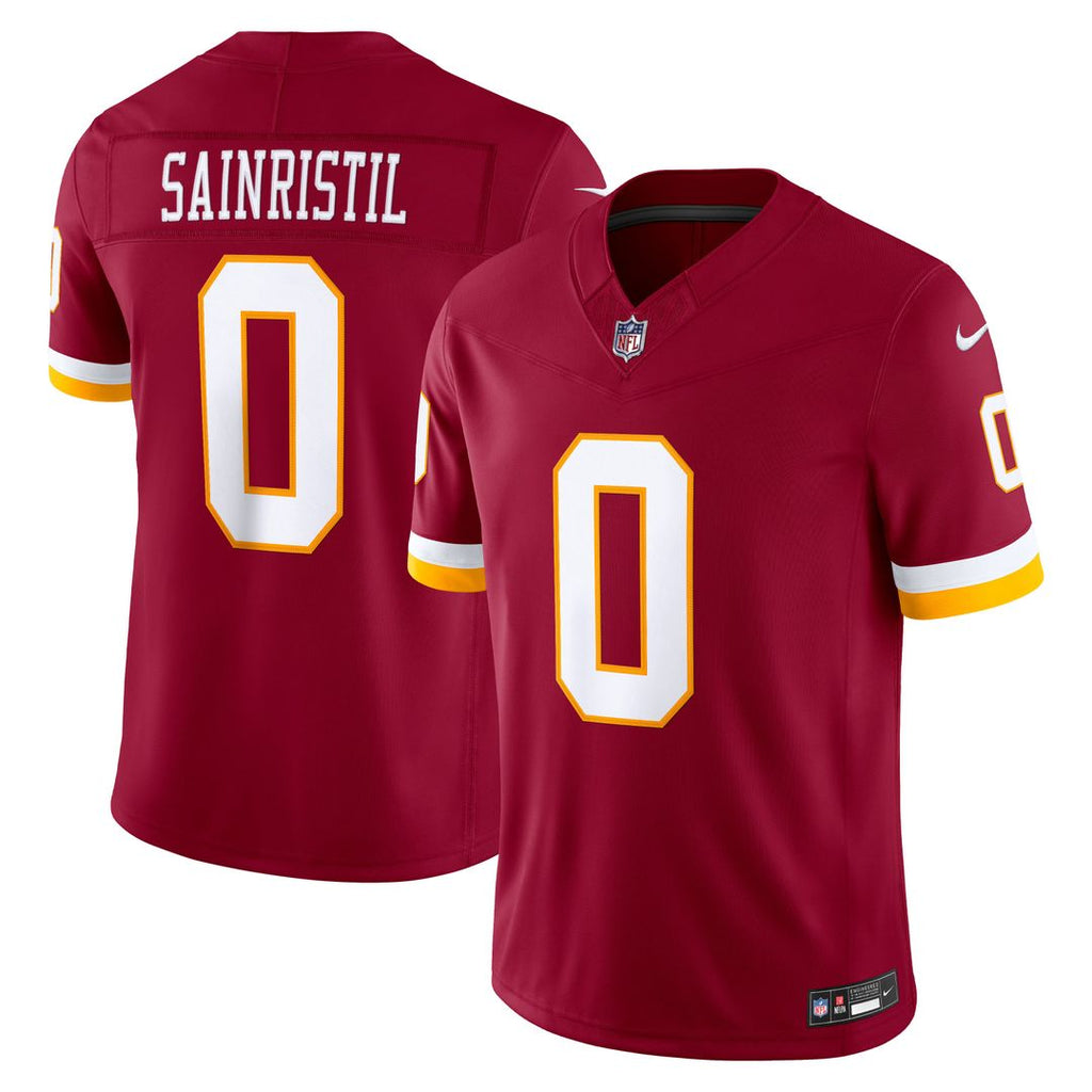 Mike Sainristil Washington Commanders Burgundy Team Vapor F.U.S.E. Stitched Limited Jersey