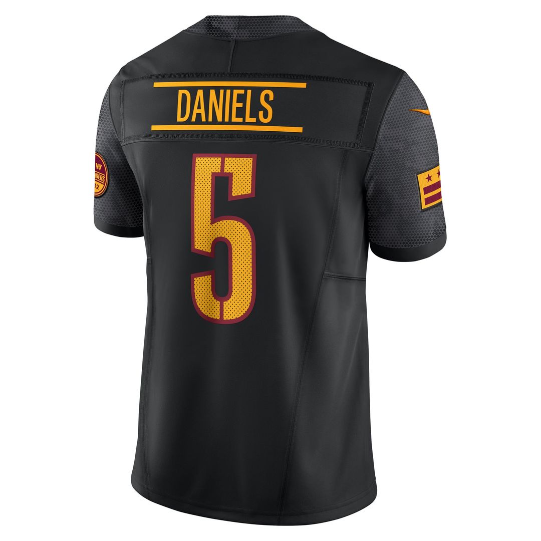 Washington Commanders Jayden Daniels White Vapor F.U.S.E. Limited Super Bowl Era Jersey