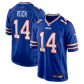 Frank Reich Buffalo Bills Royal Game Retired Player Jersey