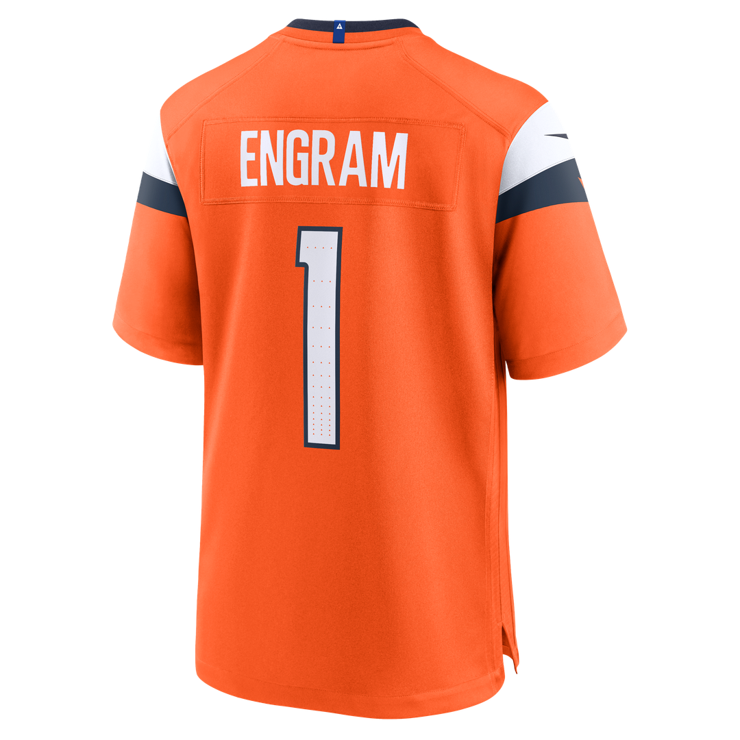 Evan Engram Denver Broncos Orange Team Game Jersey
