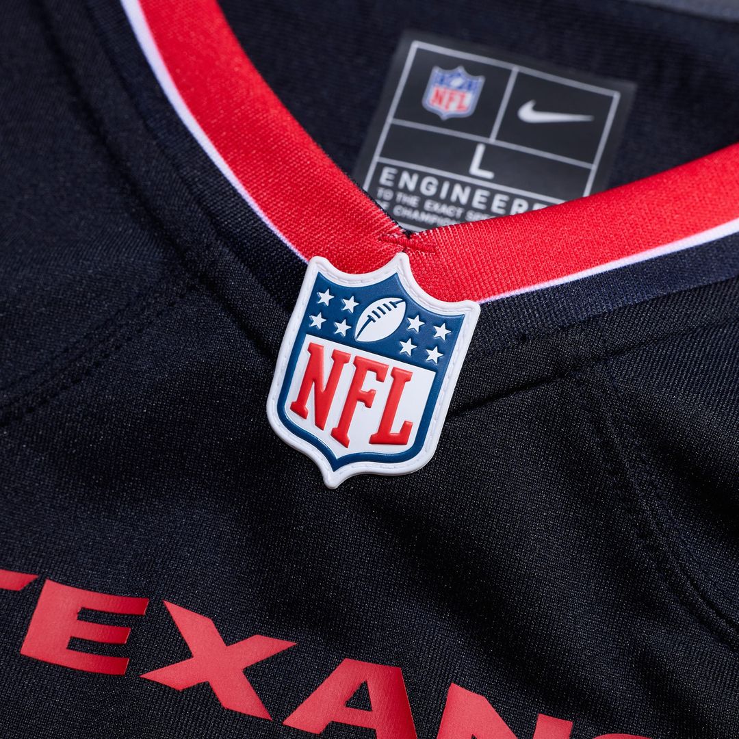 Houston Texans Navy #1 Dad Game Jersey