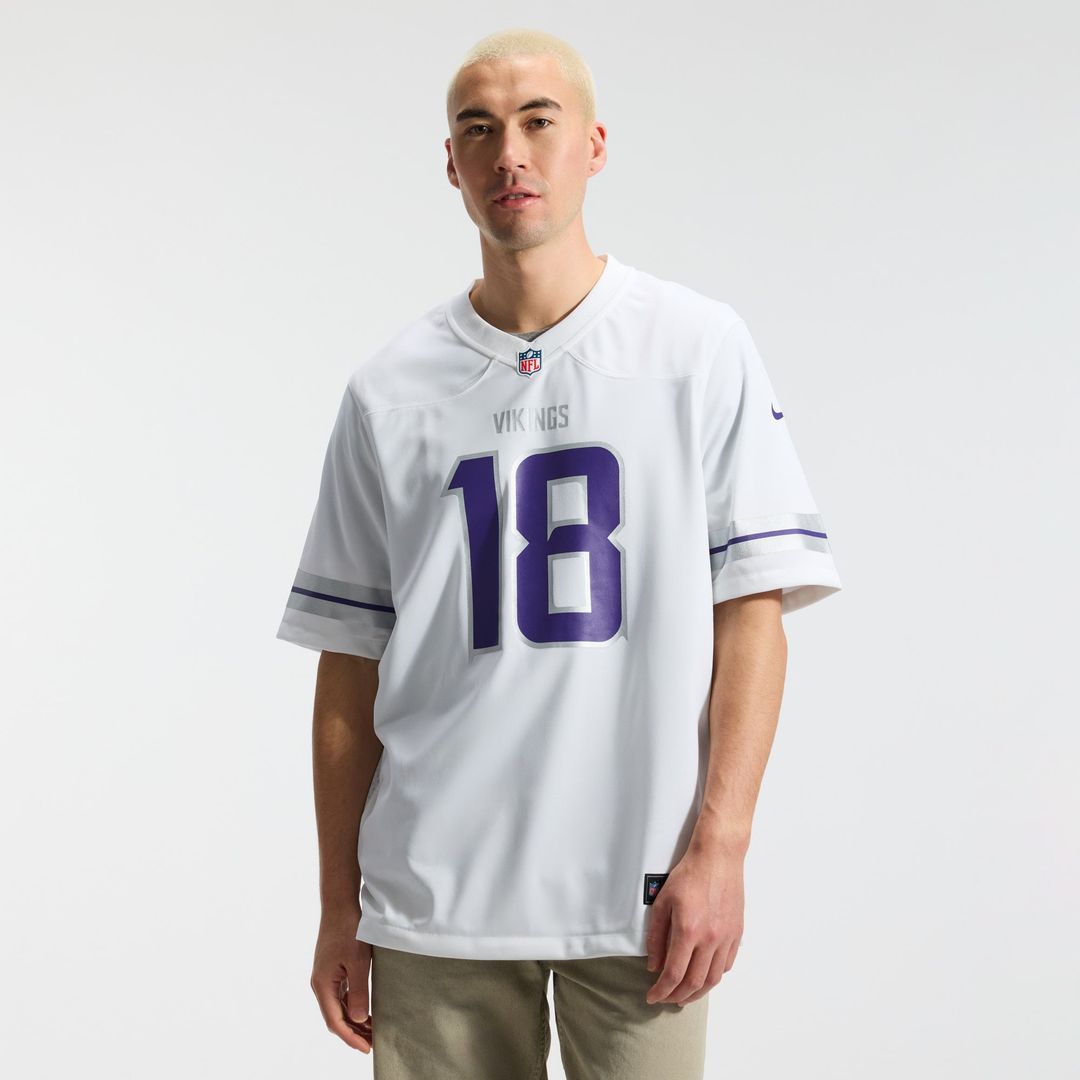 Justin Jefferson Minnesota Vikings White Alternate Game Player Jersey