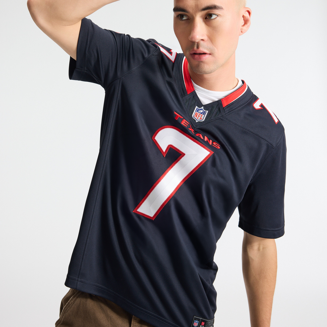 C.J. Stroud Houston Texans Navy Team Vapor F.U.S.E. Stitched Limited Jersey